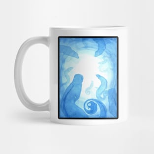 The Mermaid Ferrets - Black Outlined Version Mug